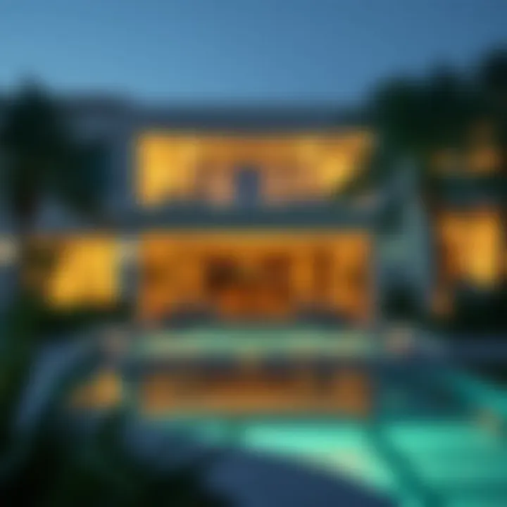 Graph depicting villa-sharing market trends in Dubai