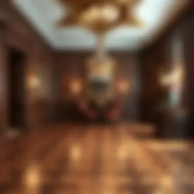 Historical Significance of Wooden Parquet Historical wooden parquet flooring in an elegant setting